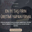 Çavdar Seyyar Taş Fırın İmalatı